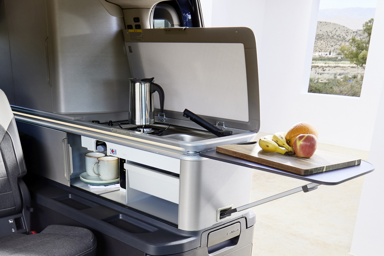 Volkswagen California Ocean má navíc velkou kuchyňku