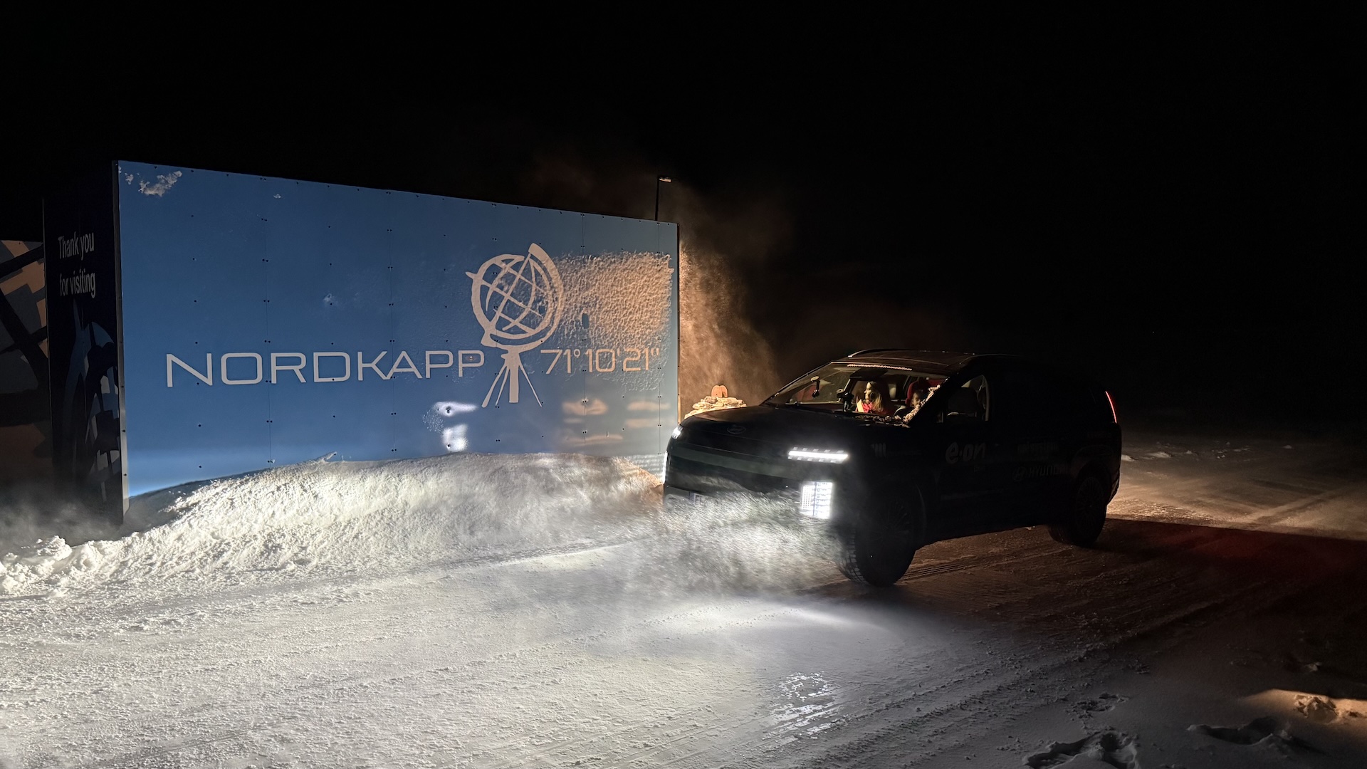 Souřadnice Nordkappu jsou 71°10'21"